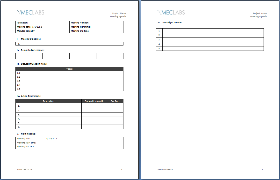 001 Free Meeting Agenda Template Screenshot Breathtaking For Agenda Template Word 2010