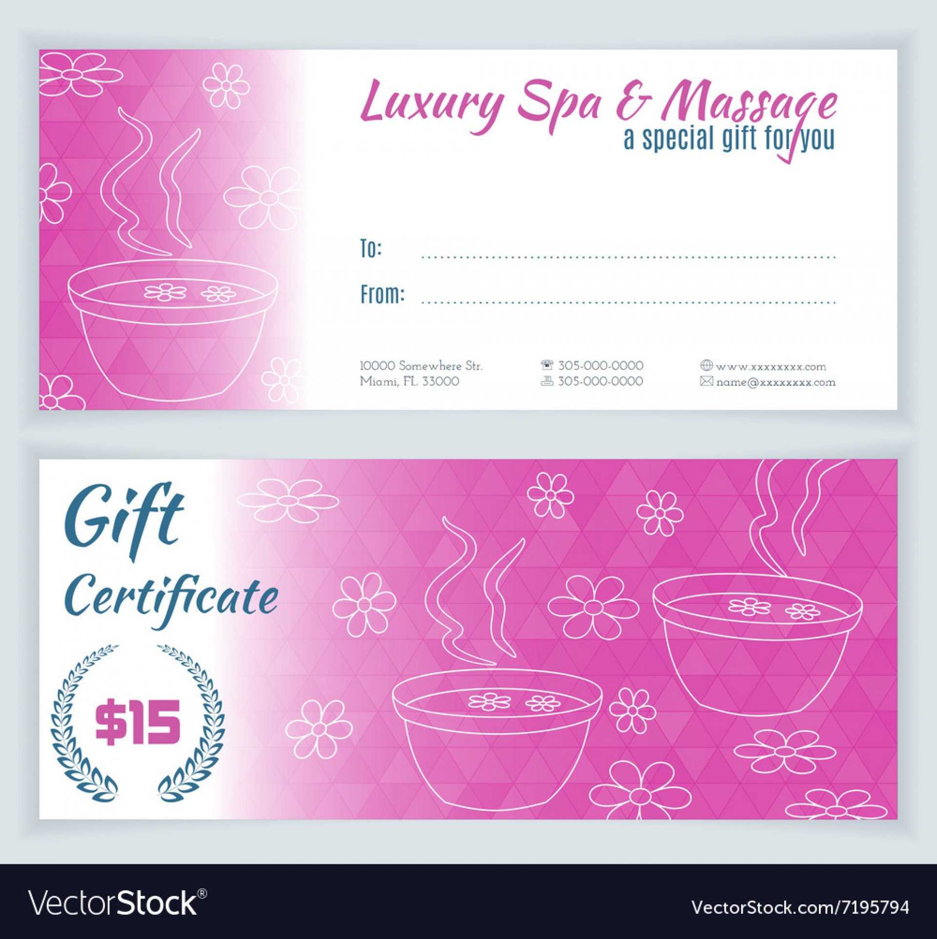 002 Template Ideas Spa Gift Certificate Fantastic Free Pertaining To Spa Day Gift Certificate Template