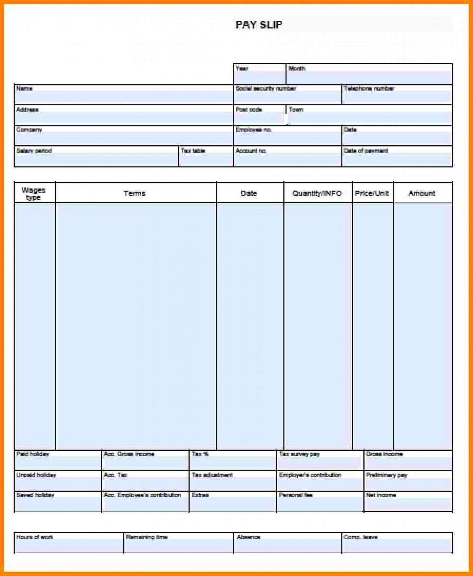 003 Blank Pay Stubs Template Striking Ideas Paycheck Stub For Blank Pay Stubs Template