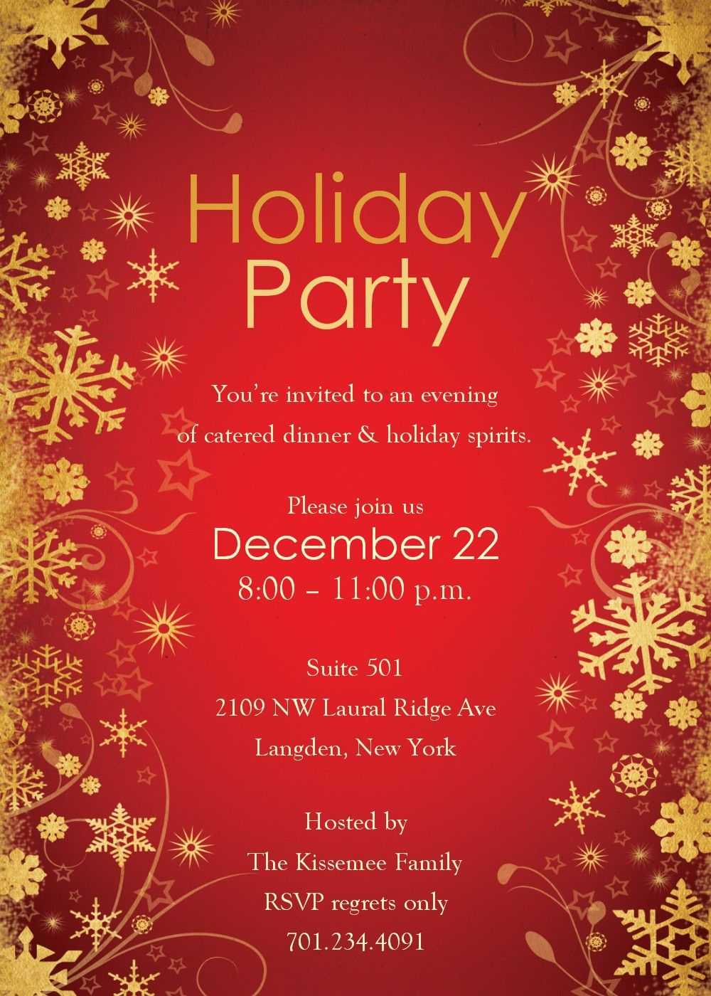 004 Christmas Party Invitation Template Formidable Ideas Regarding Holiday Card Email Template