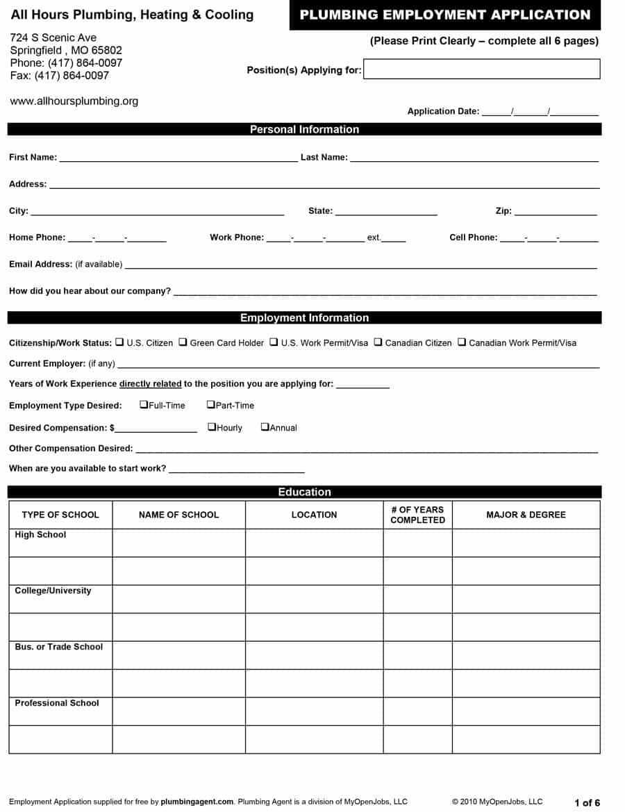 004 Employment Application Template Word Ideas Sensational Regarding Job Application Template Word Document