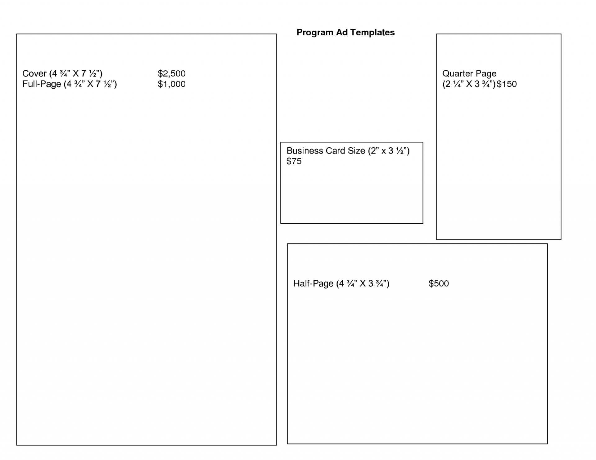 004 Half Page Templates Template Fearsome Ad Ideas Print Inside Quarter Sheet Flyer Template Word