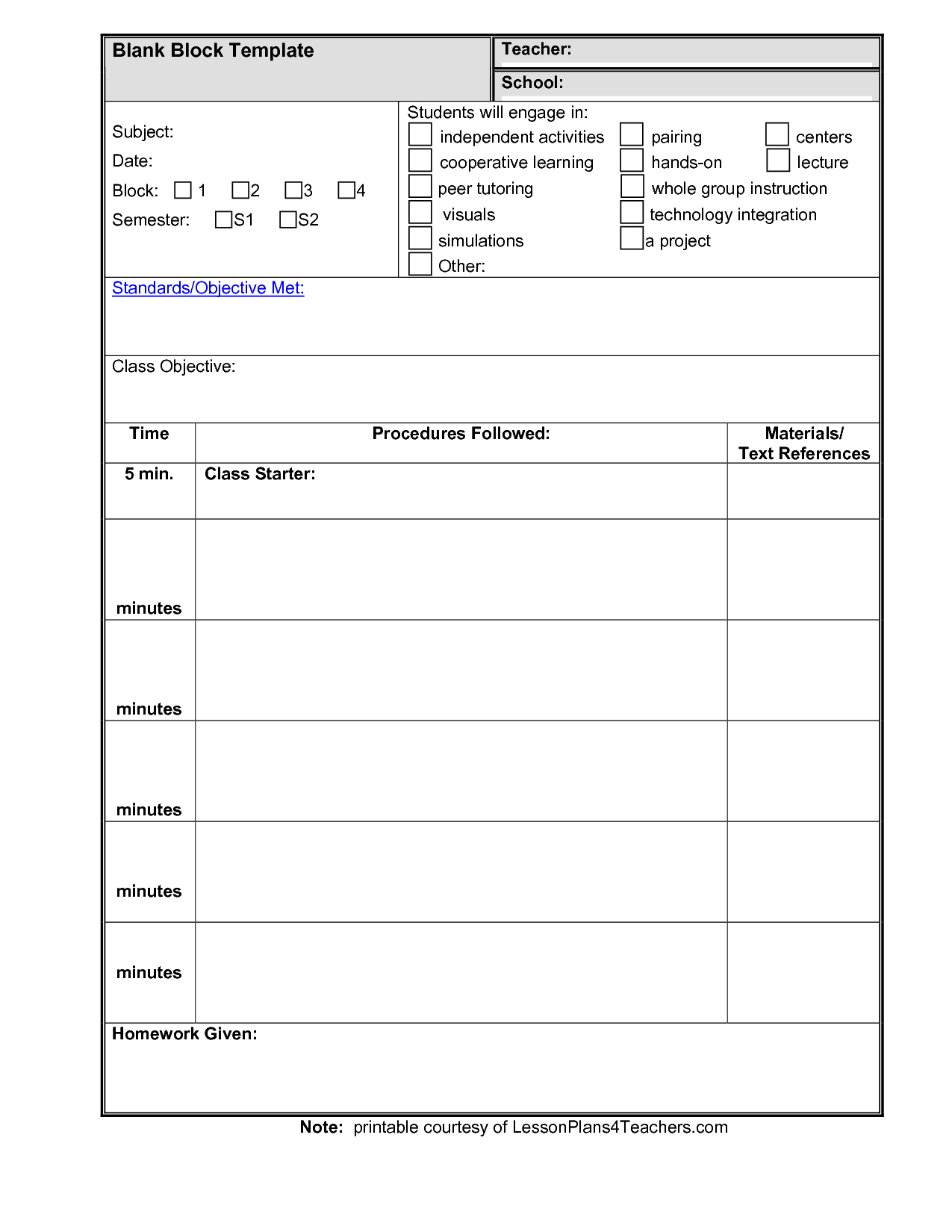 004 Template Ideas Best Lesson Plan Unique Pdf Download Free With Blank Unit Lesson Plan Template