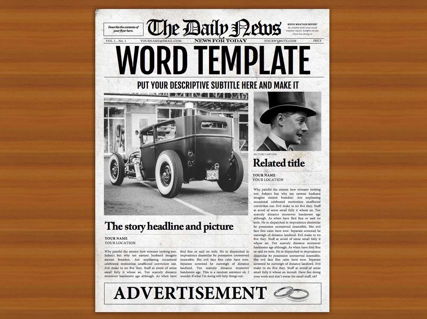 004 Template Ideas Microsoft Word Outstanding Newspaper Old With Regard To Old Newspaper Template Word Free