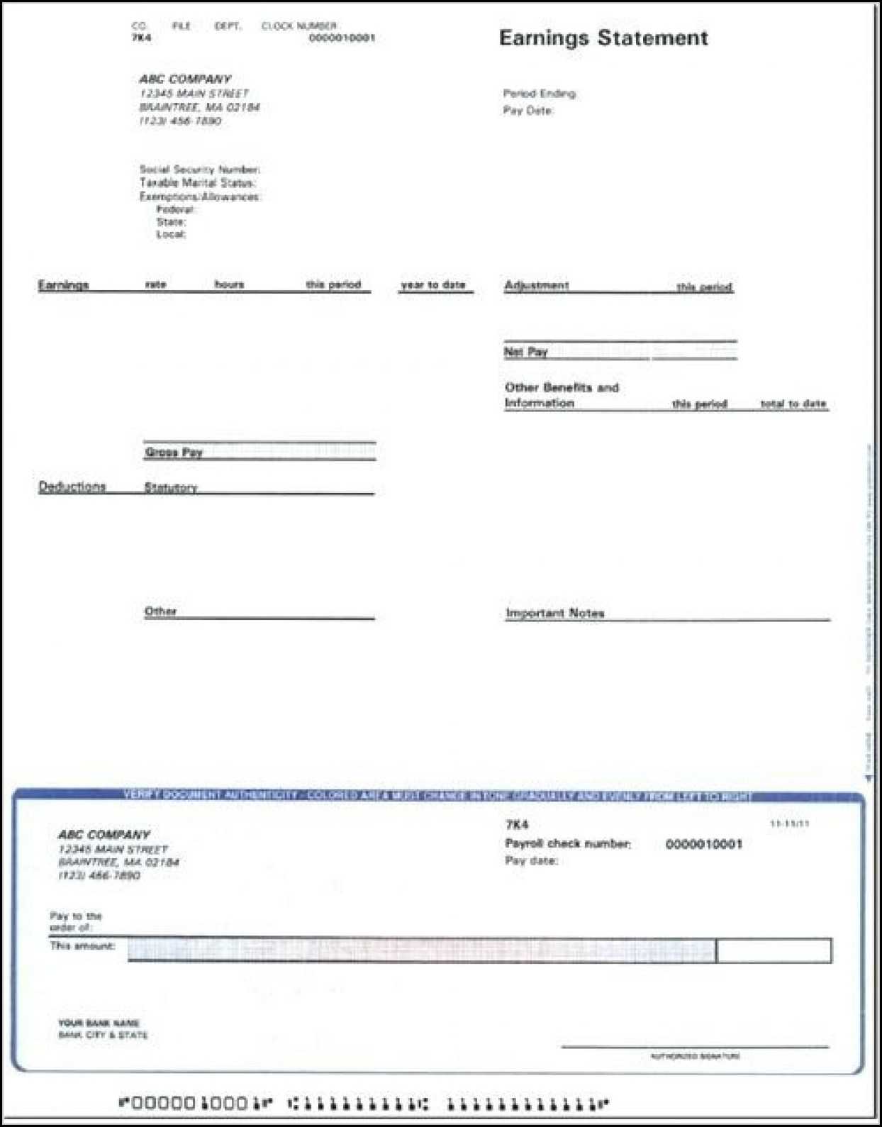 006 Blank Adp Pay Stub Template Ideas Striking Stubs Word Intended For Blank Pay Stub Template Word