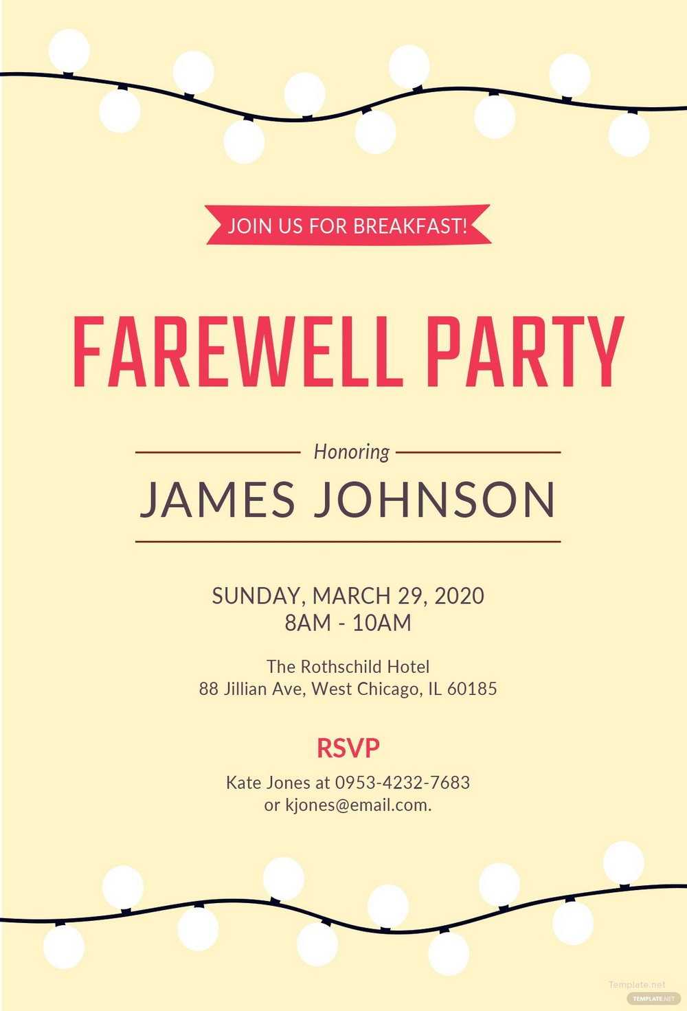 007 Template Ideas Farewell Party Invitation Free Word With Regard To Farewell Card Template Word