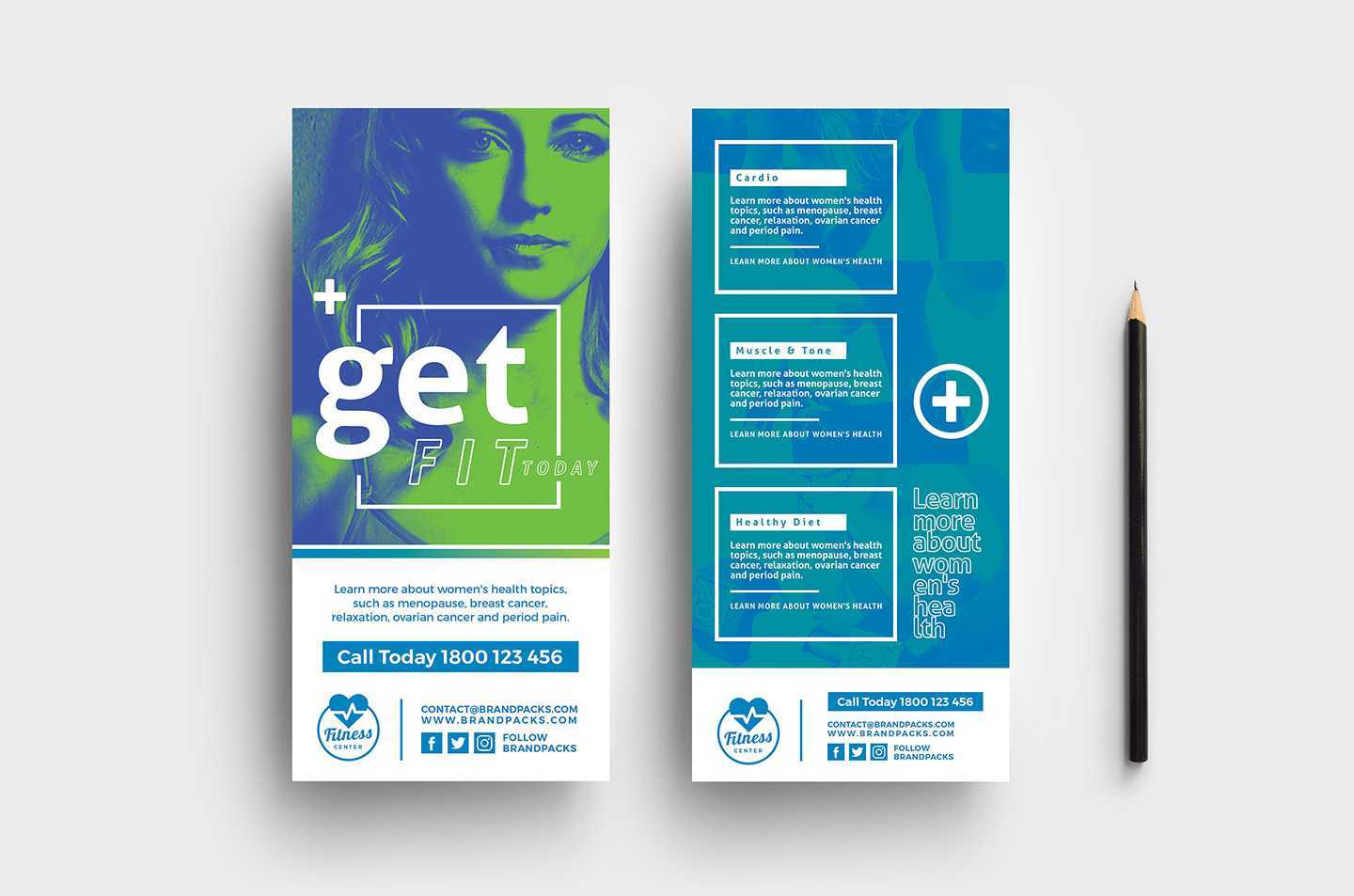 009 Free Rack Card Template Fitness Dl Stunning Ideas Psd Regarding Dl Card Template