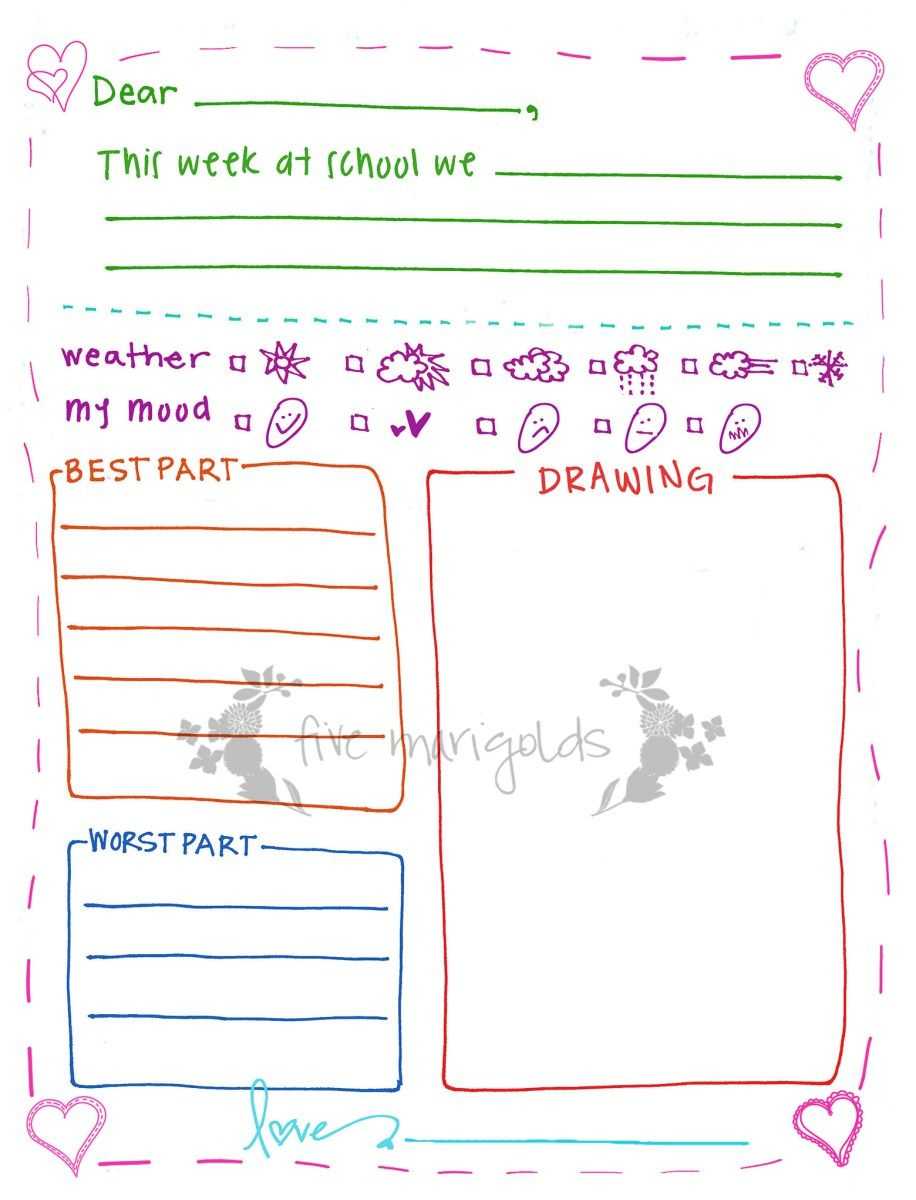 010 Free Letter Writing Template Best Ideas Download Format Intended For Blank Letter Writing Template For Kids