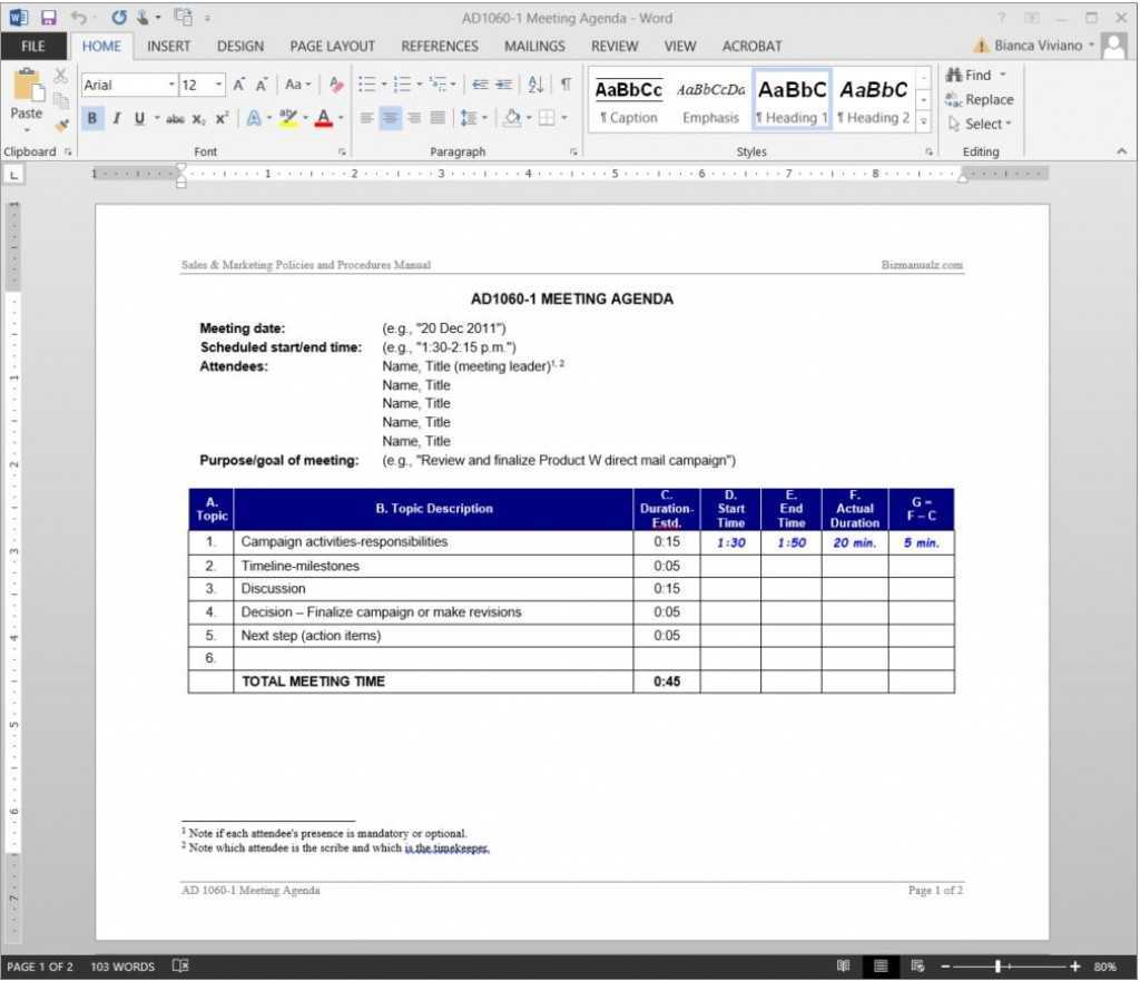 010 Meeting Agenda Template Word Unusual Ideas Download Intended For Agenda Template Word 2010