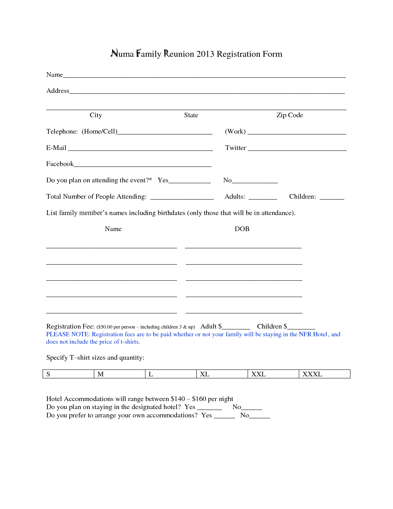 010 Template Ideas Registration Forms Magnificent Word Free Throughout School Registration Form Template Word