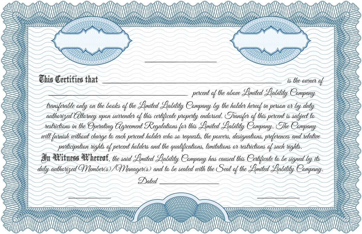 012 Llc Klasickc3A1 Template Ideas Member Staggering Regarding Llc Membership Certificate Template