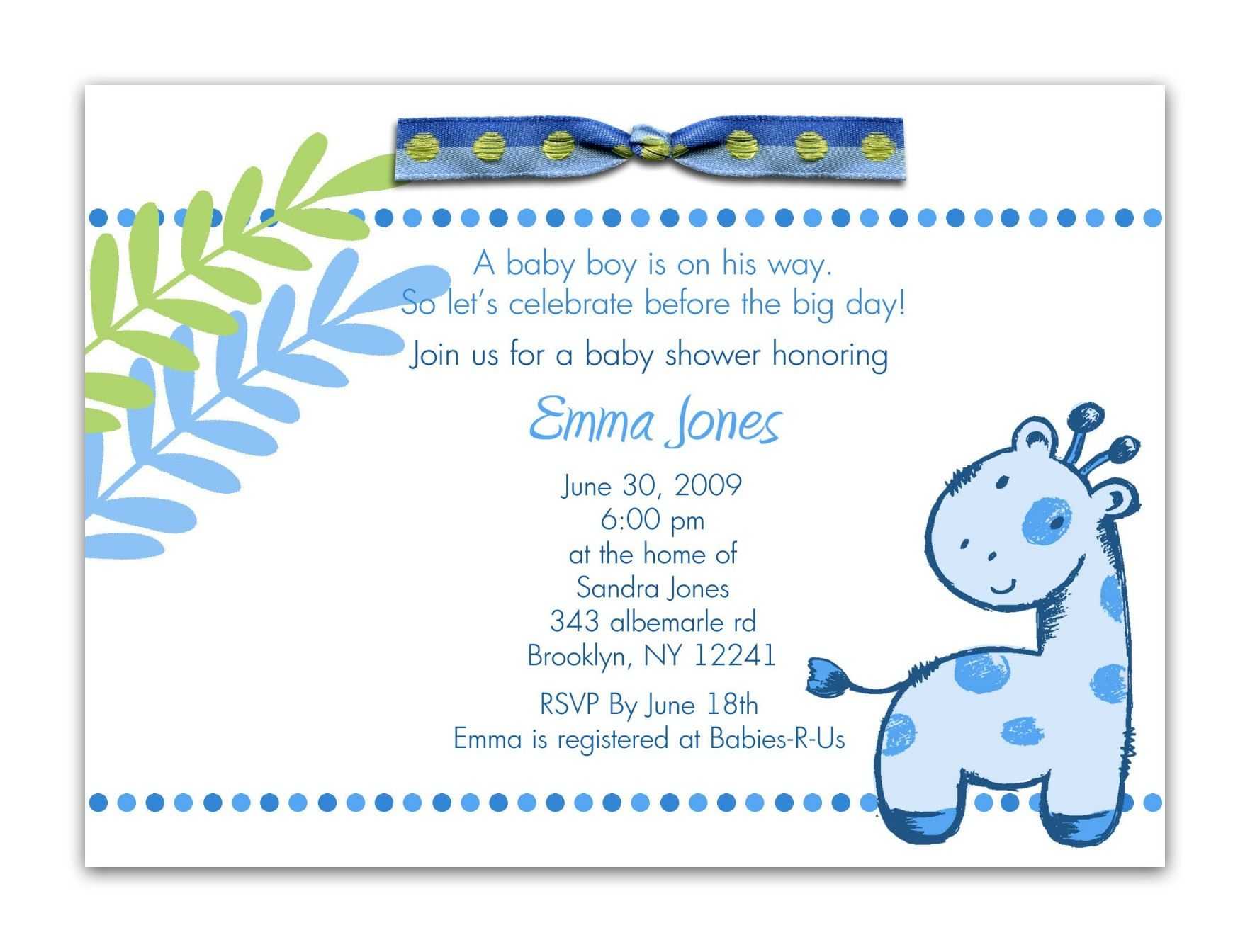 014 Baby Shower Invite Template Word Fantastic Ideas Inside Free Baby Shower Invitation Templates Microsoft Word