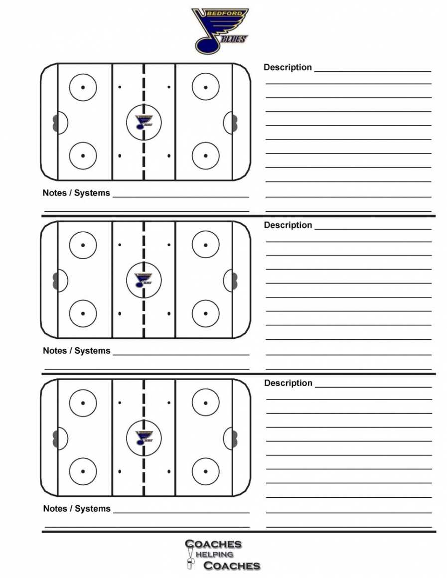 014 Plan Template Hockey Practice Rink Diagram Elegant Pertaining To Blank Hockey Practice Plan Template