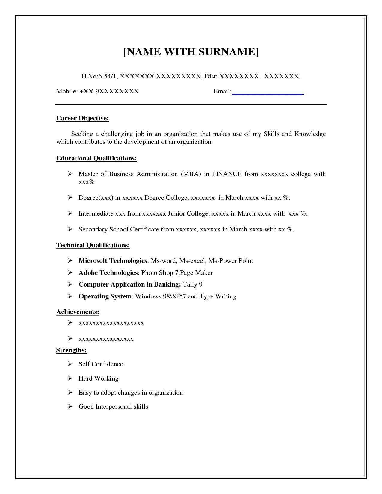 014 Simple Resume Template Free Beautiful Ideas Word Within Simple Resume Template Microsoft Word