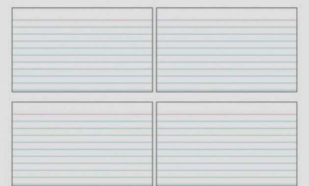 017 Index Card Template Word Flash Unique Stunning Avery with 3X5 Note Card Template