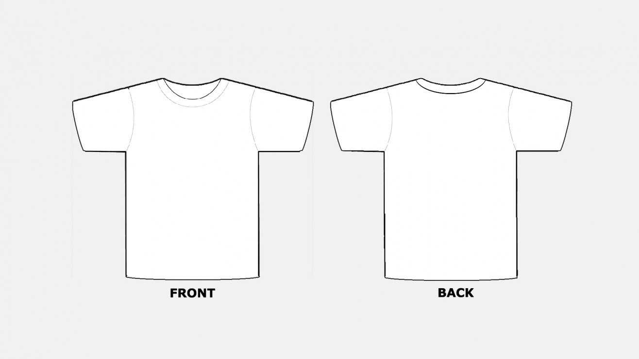 018 Blank Tshirt Template Pdf T Shirt Templates Free In Within Blank Tshirt Template Pdf