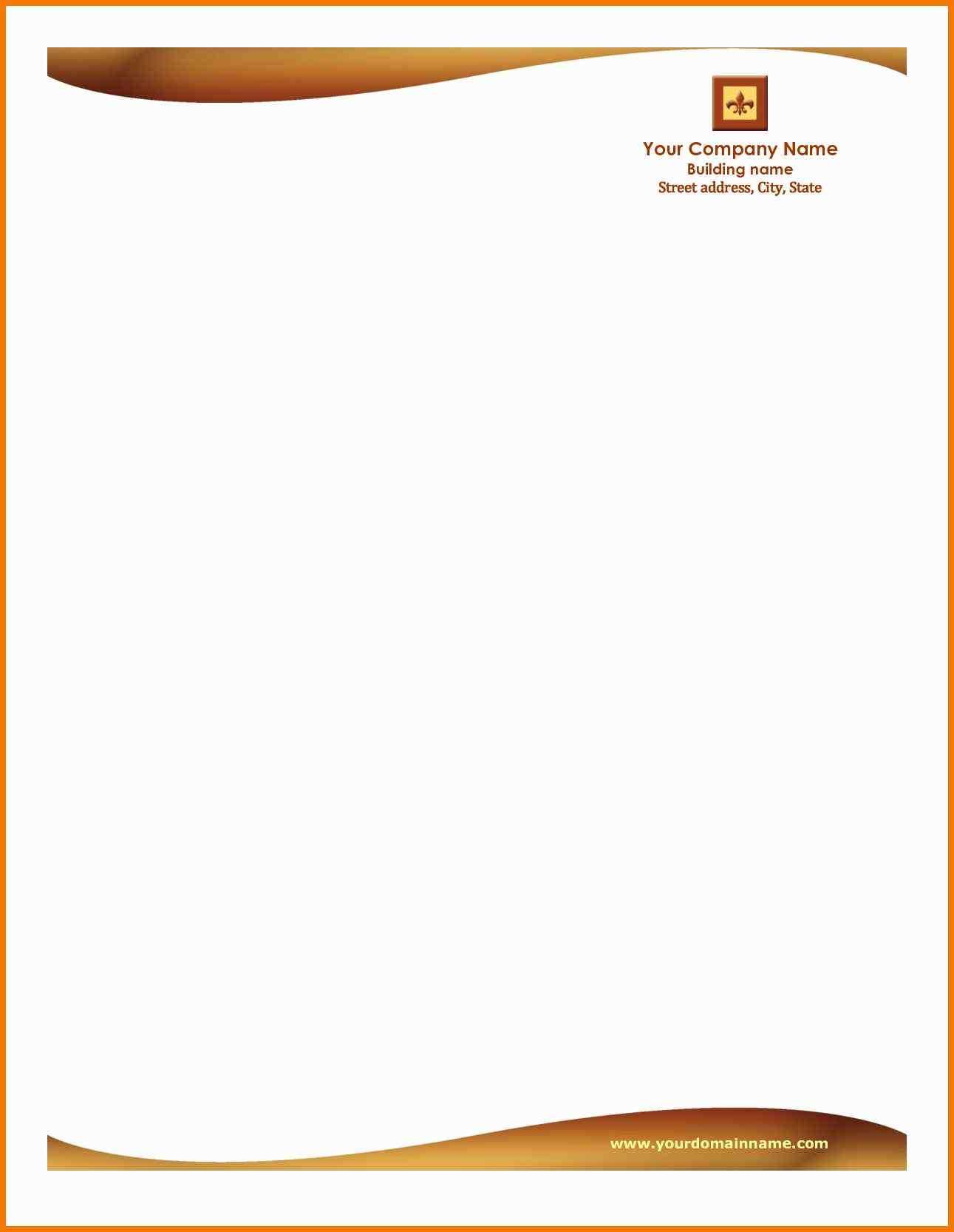 020 Free Word Letterhead Templates Business Download Best Of With Free Letterhead Templates For Microsoft Word