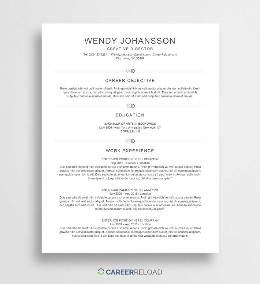 025 Template Ideas Free Resume Wendy Unusual Download Modern In Microsoft Word Resume Template Free