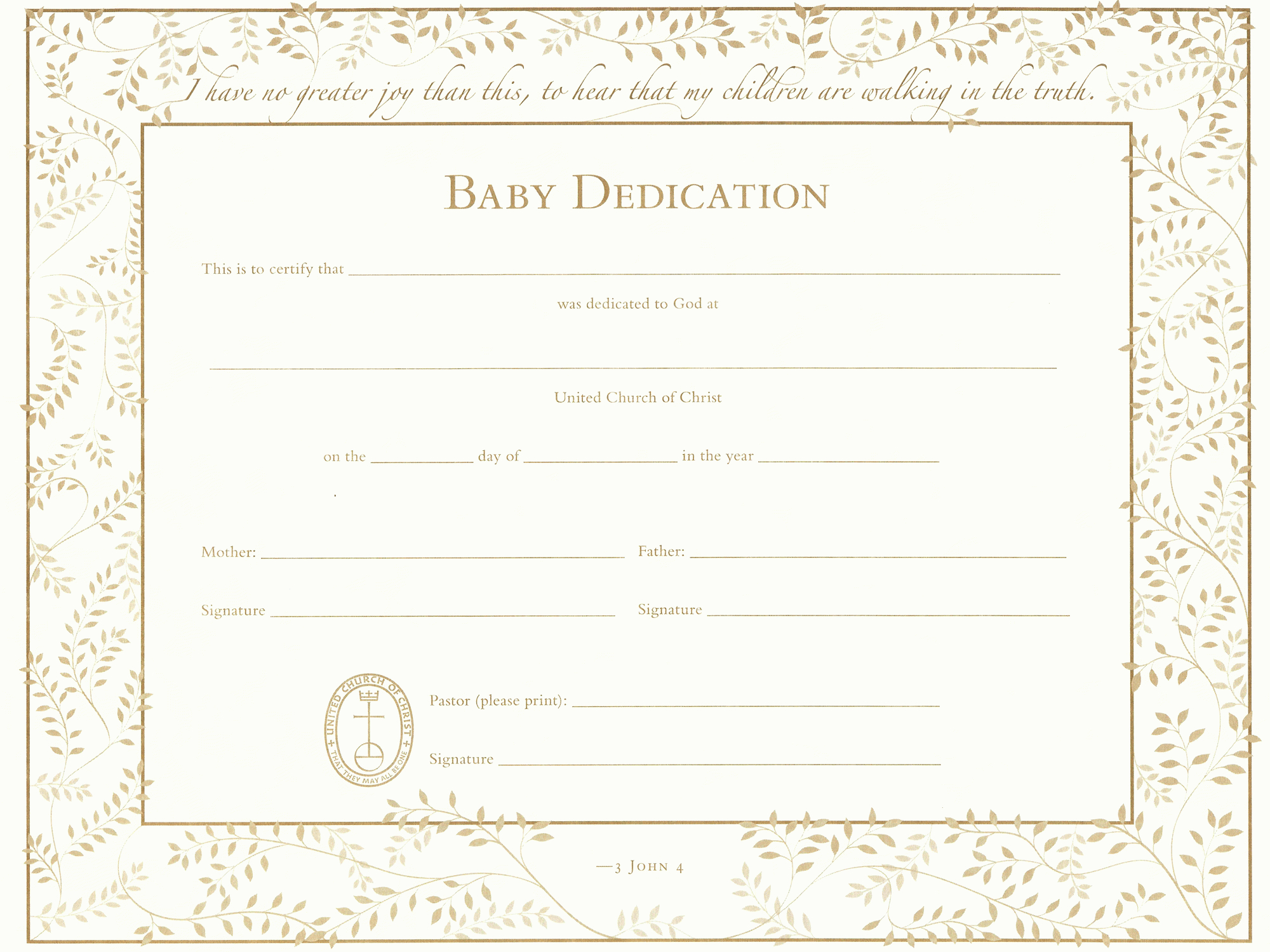 027 Template Ideas Baby Dedication Certificate Wonderful In Walking Certificate Templates
