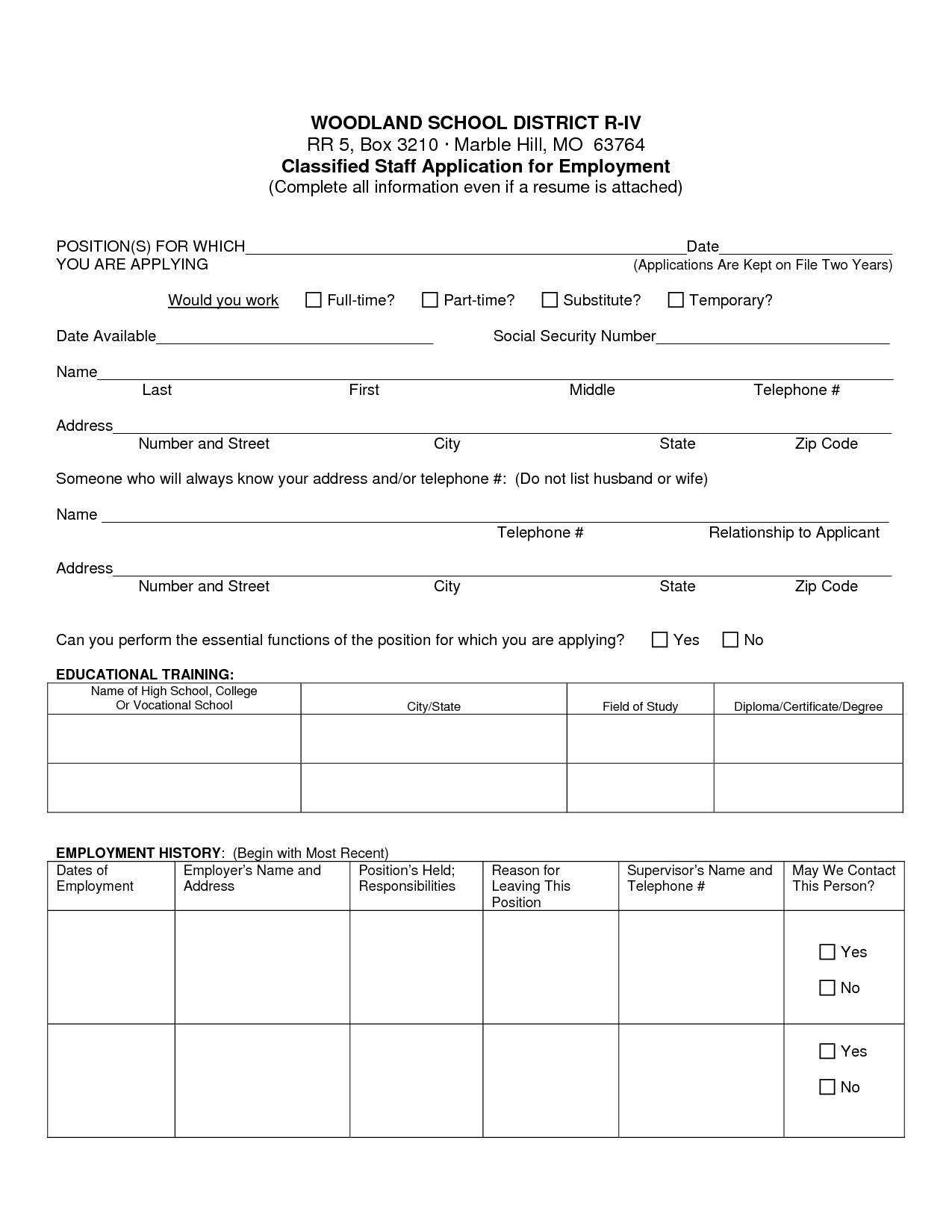 031 Template Ideas Job Application 111916 Employment With Regard To Job Application Template Word Document