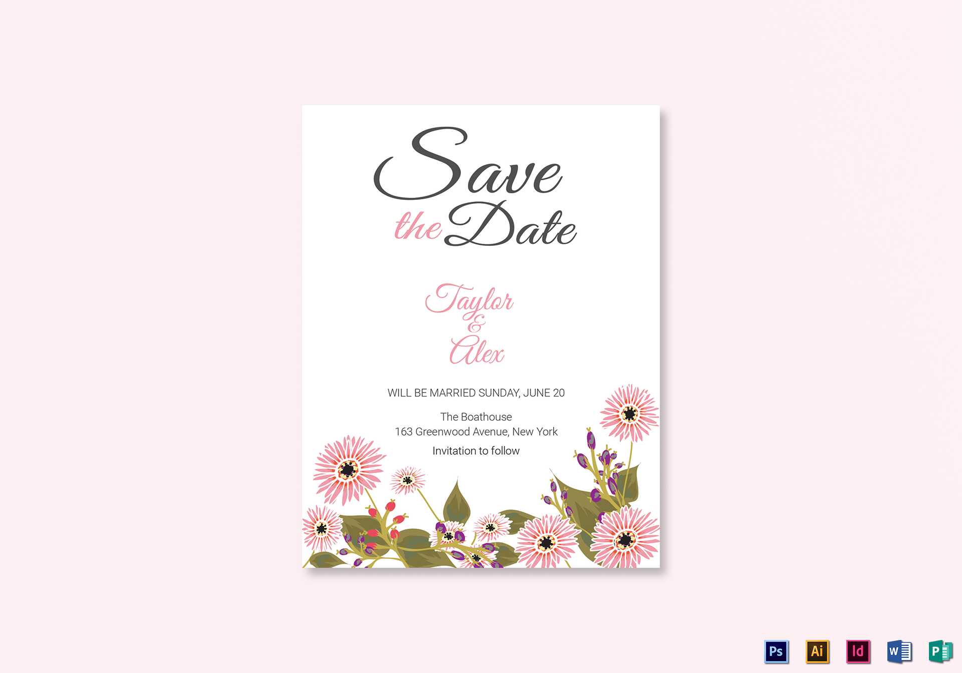 033 Template Ideas Save The Date Remarkable Word Birthday In Save The Date Template Word