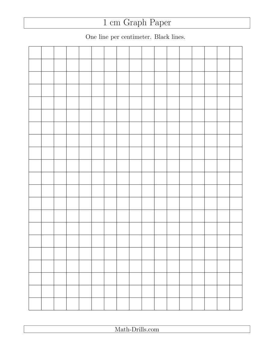 1 Cm Graph Paper With Black Lines (A) Inside 1 Cm Graph Paper Template Word