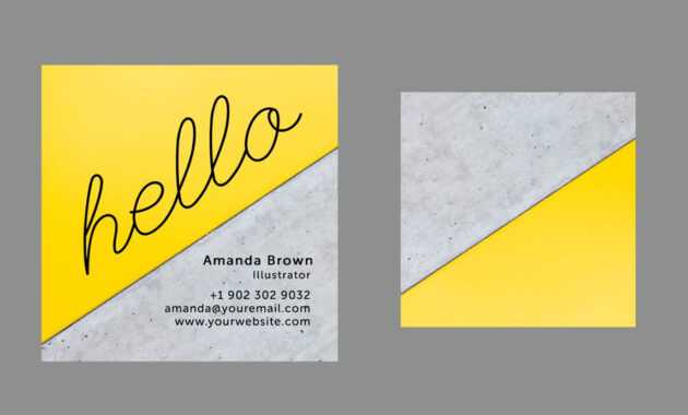 10 Clean &amp; Simple Business Card Templates Perfect For Any with Freelance Business Card Template