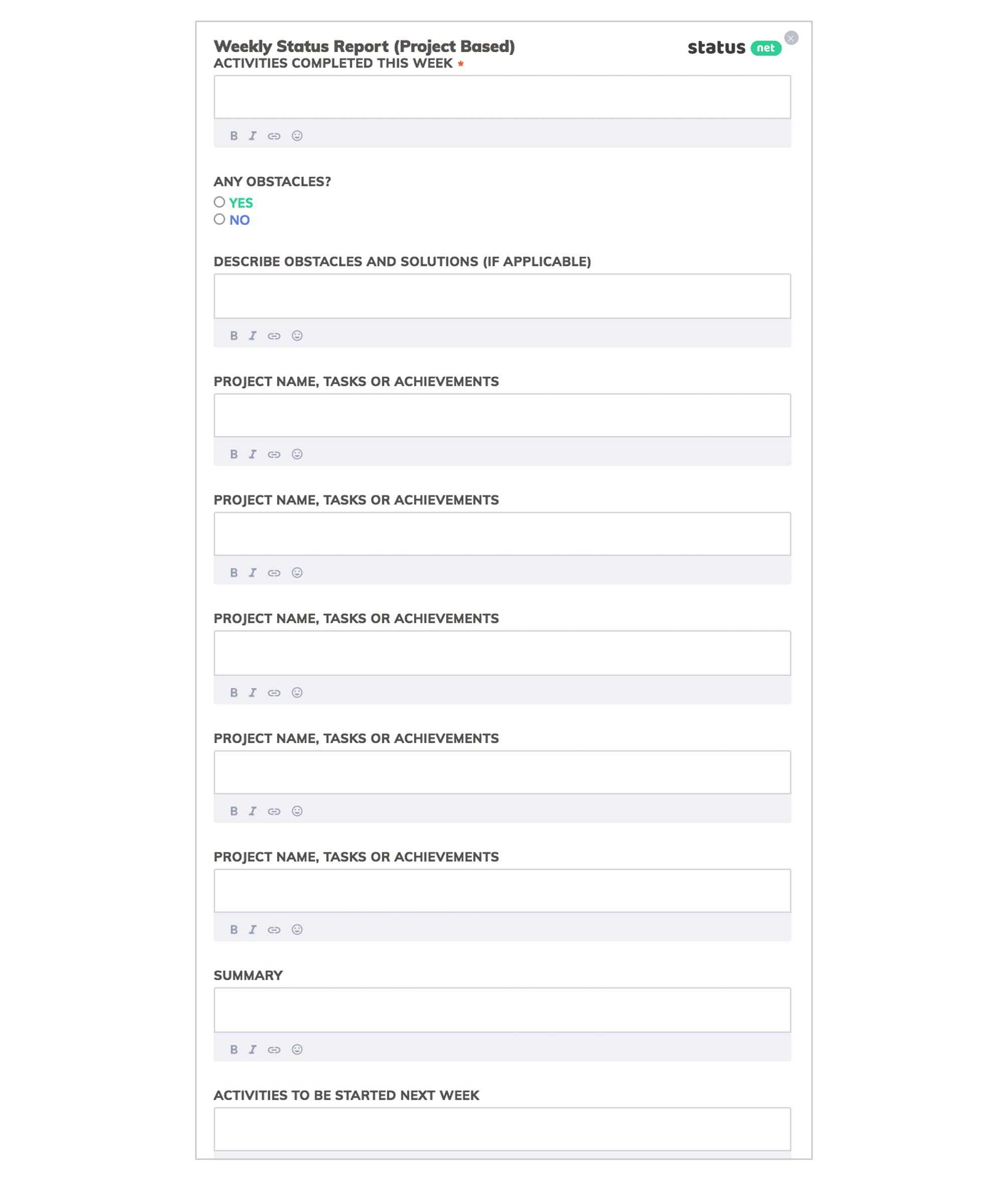 10 Outstanding Templates Of Weekly Reports | Free Download In How To Write A Monthly Report Template