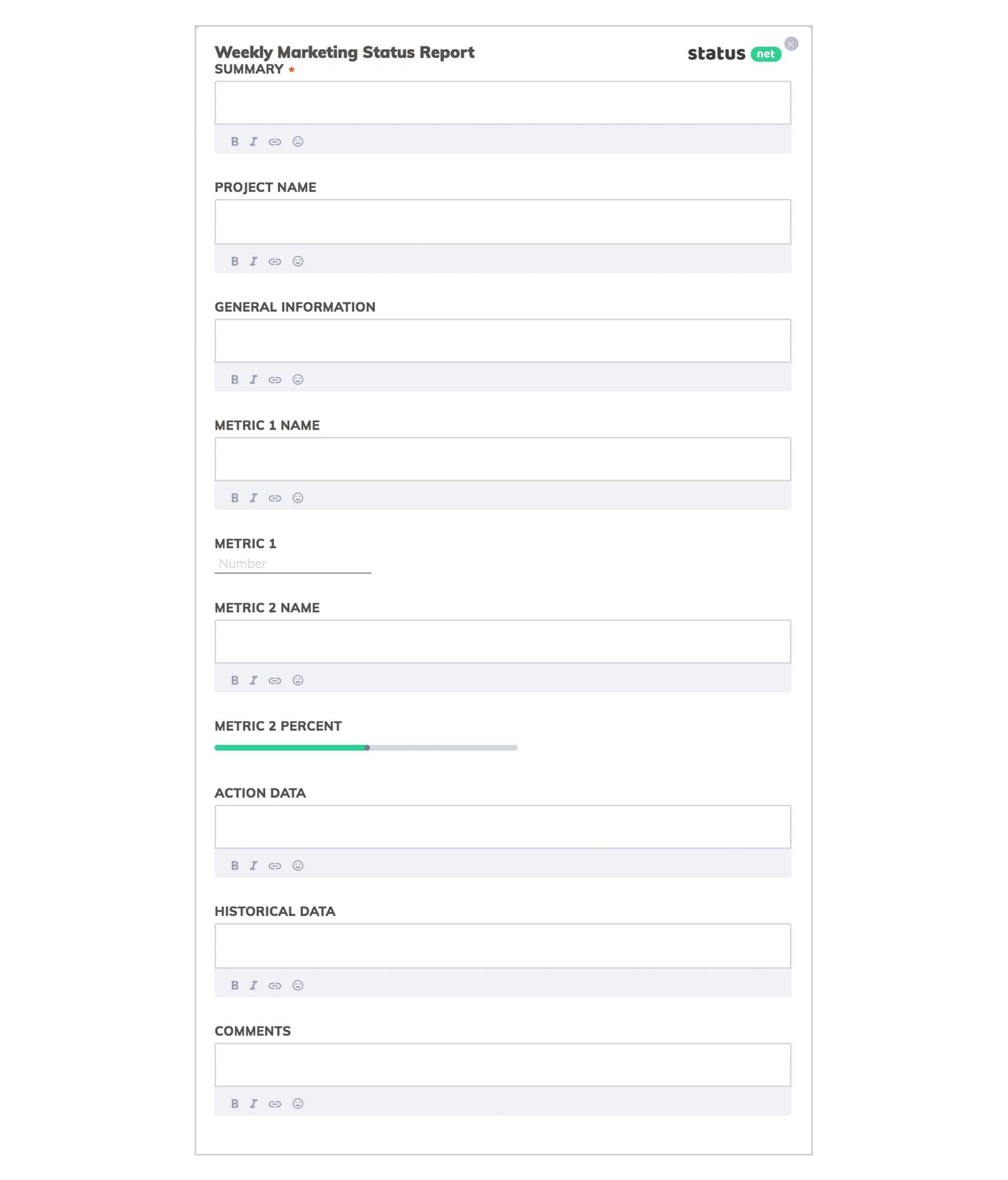 10 Outstanding Templates Of Weekly Reports | Free Download Intended For Marketing Weekly Report Template