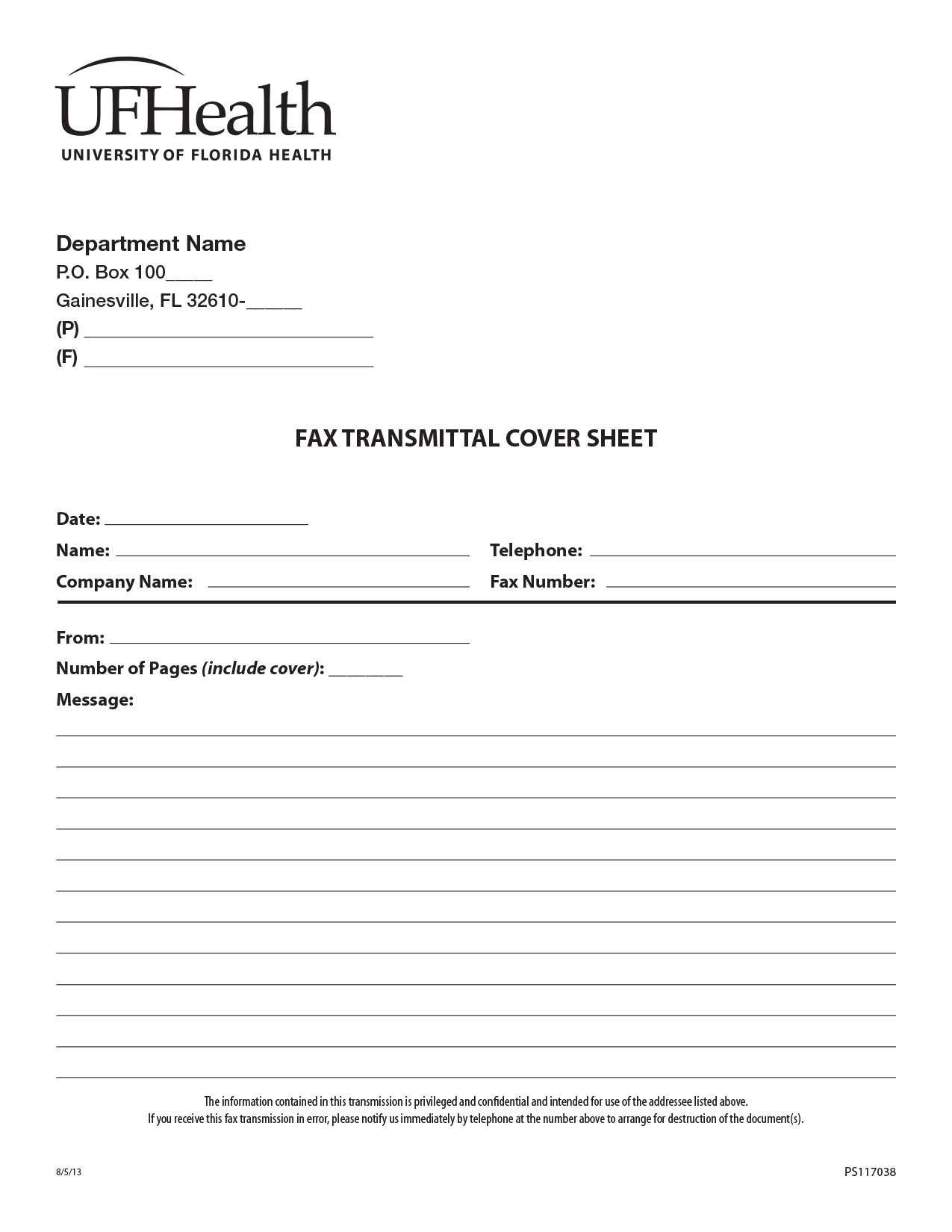 10 Printable Fax Cover Sheet Templates | Proposal Sample Within Fax Template Word 2010