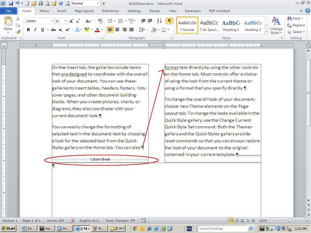 10 Tips For Working With Word Columns – Techrepublic With Regard To 3 Column Word Template