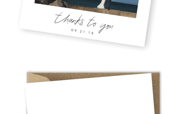 10 Wording Examples For Your Wedding Thank You Cards regarding Template For Wedding Thank You Cards