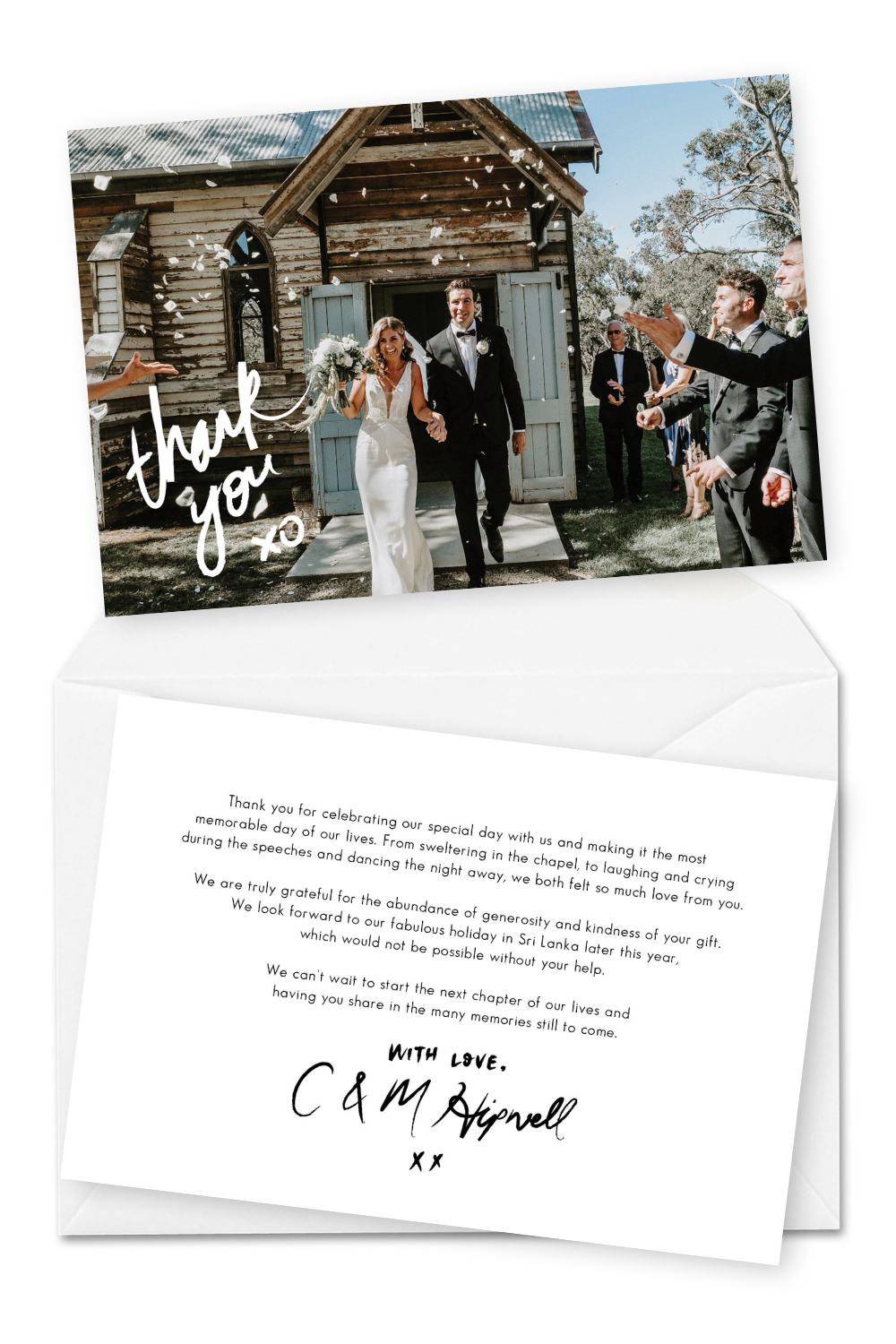 10 Wording Examples For Your Wedding Thank You Cards Throughout Template For Wedding Thank You Cards