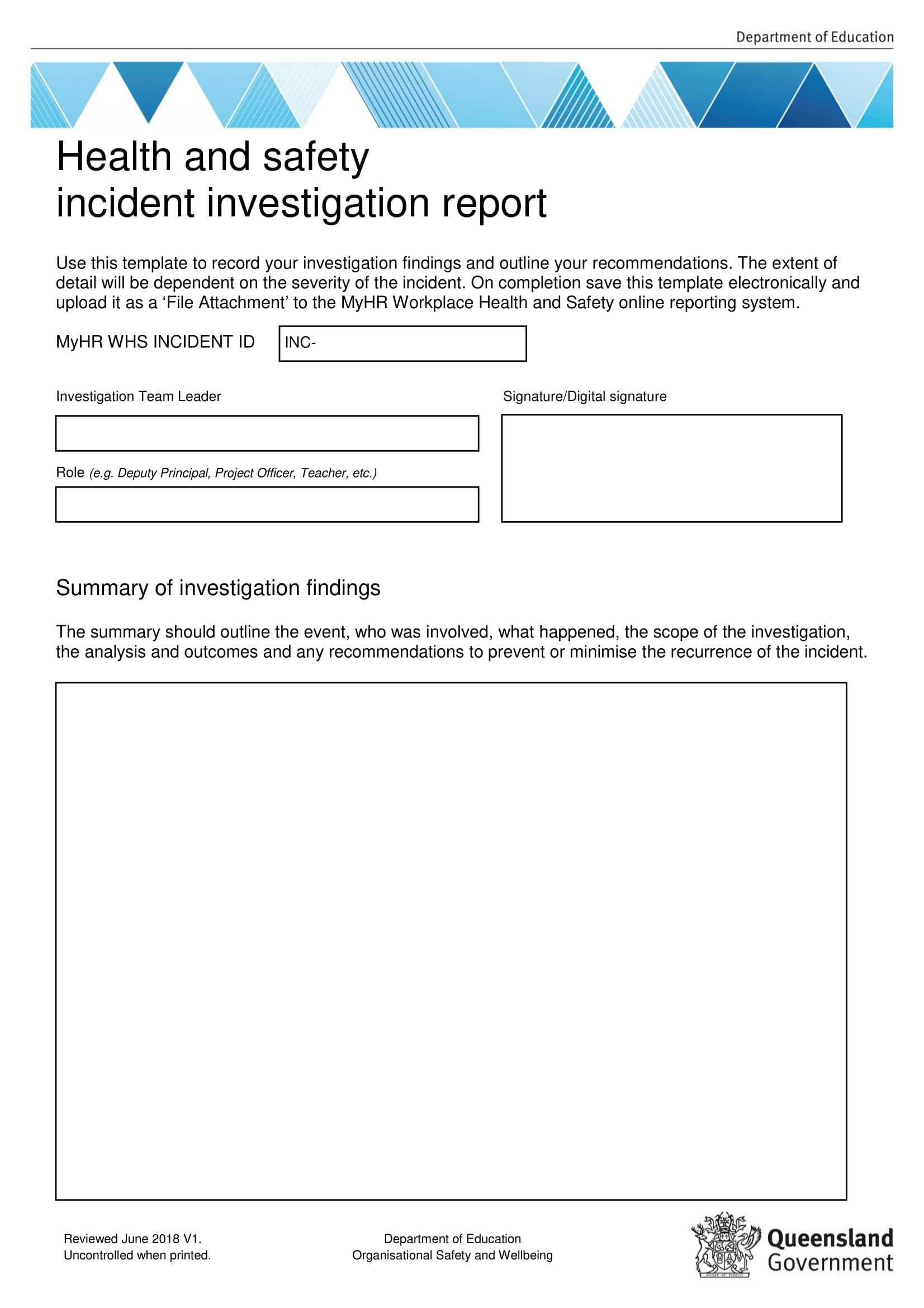 10+ Workplace Investigation Report Examples – Pdf | Examples With Sexual Harassment Investigation Report Template