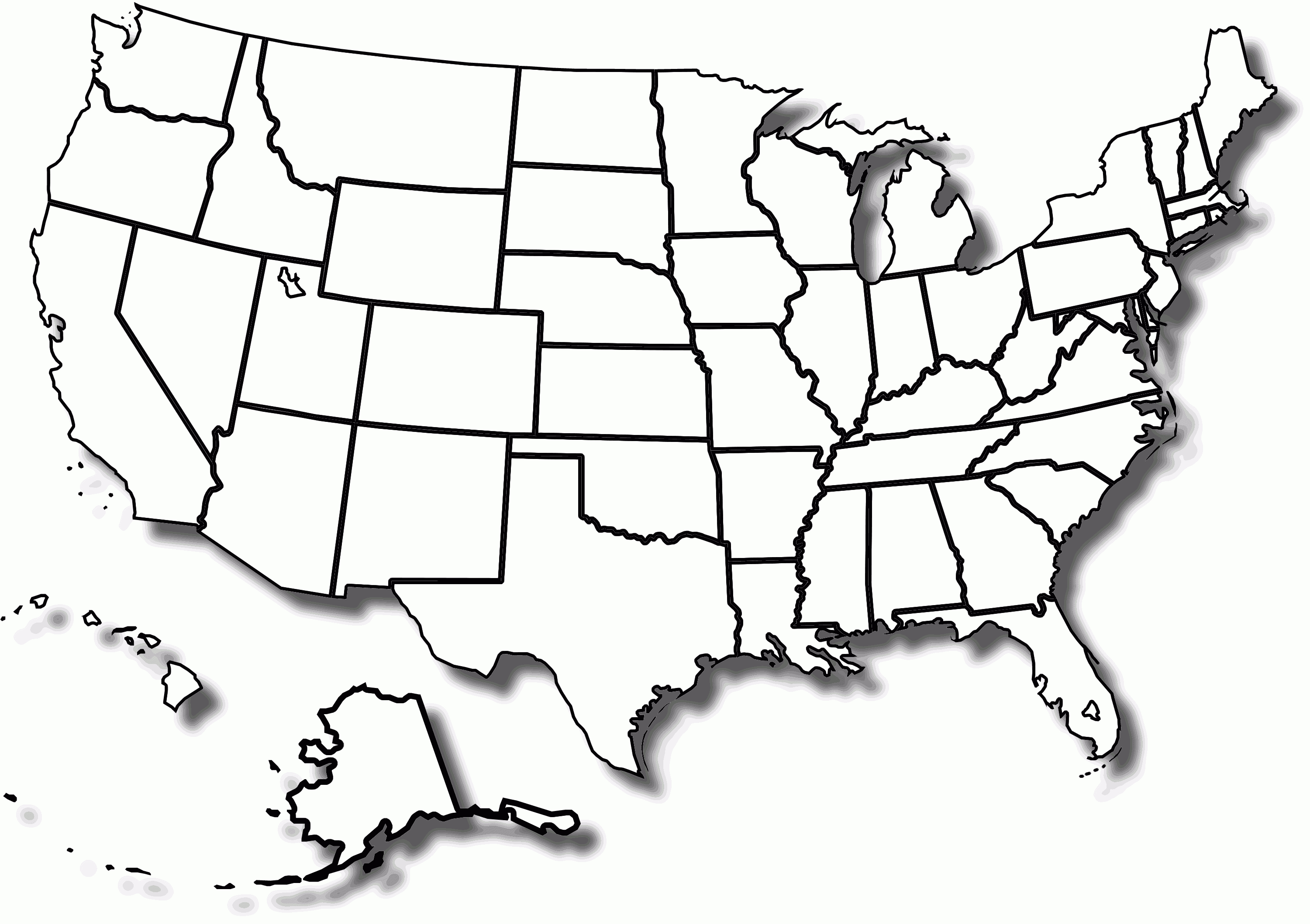 1094 Views | Social Studies K 3 | Printable Maps, United Pertaining To Blank Template Of The United States