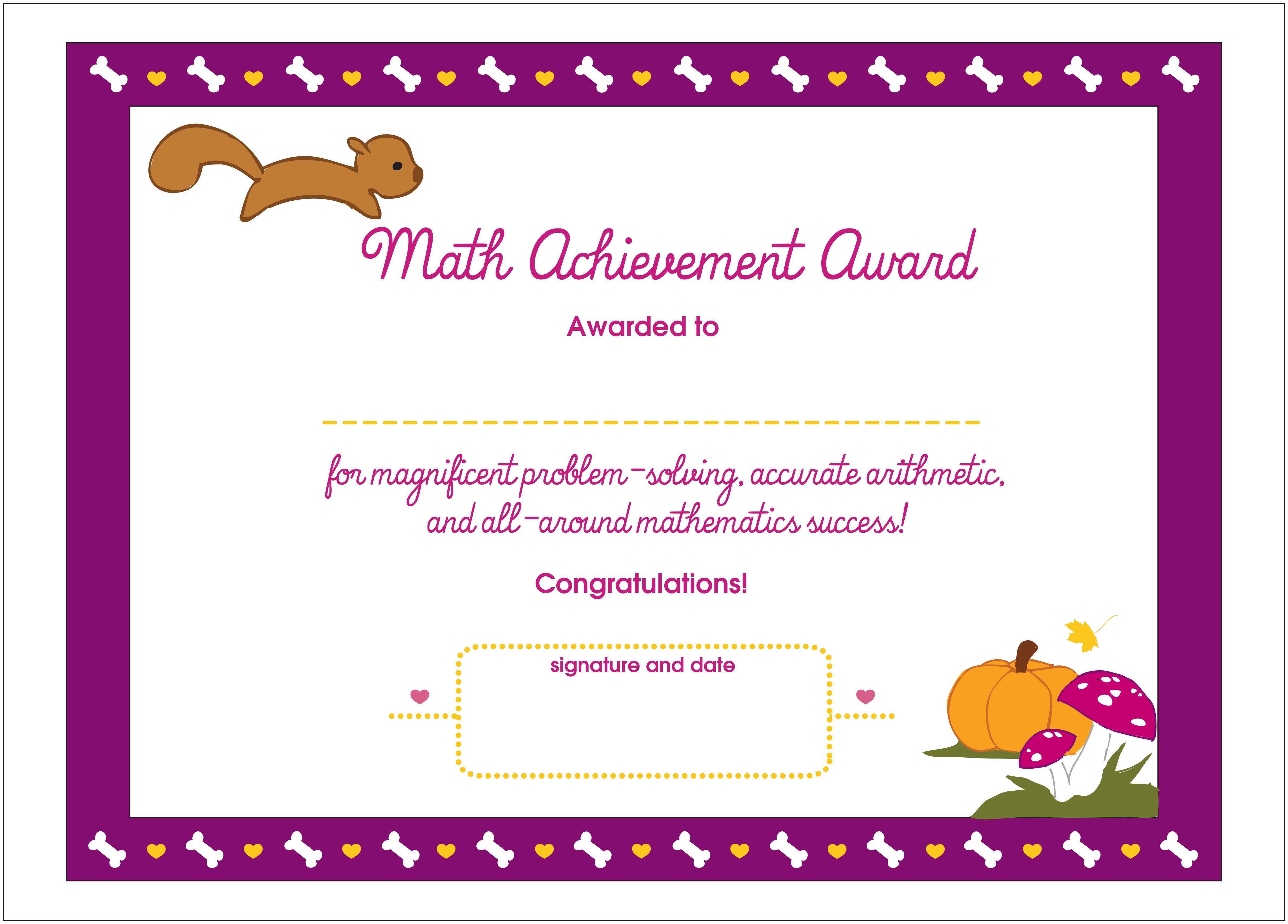 11 12 Downloadable Certificates Templates | Lasweetvida Pertaining To Math Certificate Template