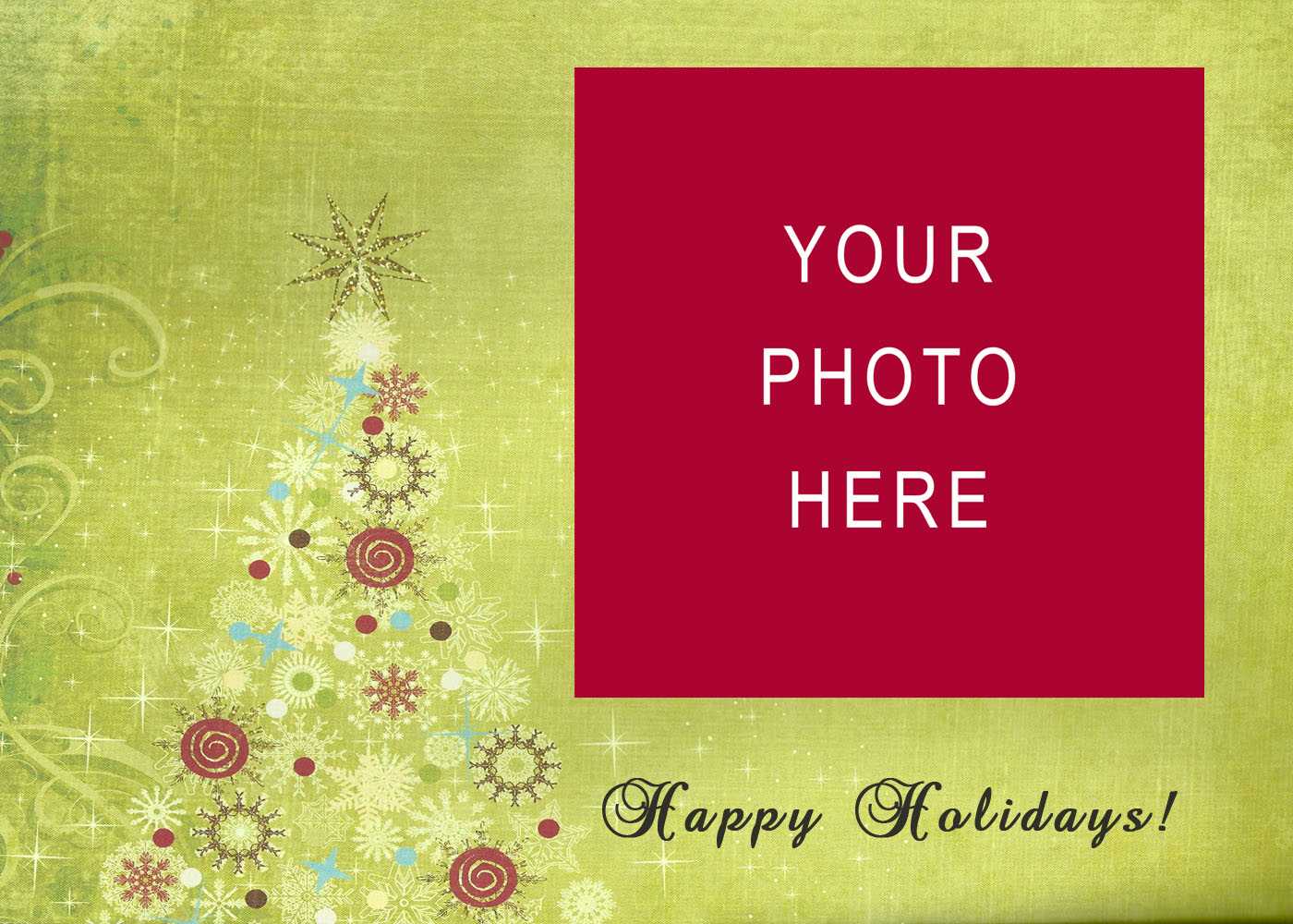 11 Christmas Card Templates Free Download Images - Christmas With Regard To Christmas Photo Cards Templates Free Downloads