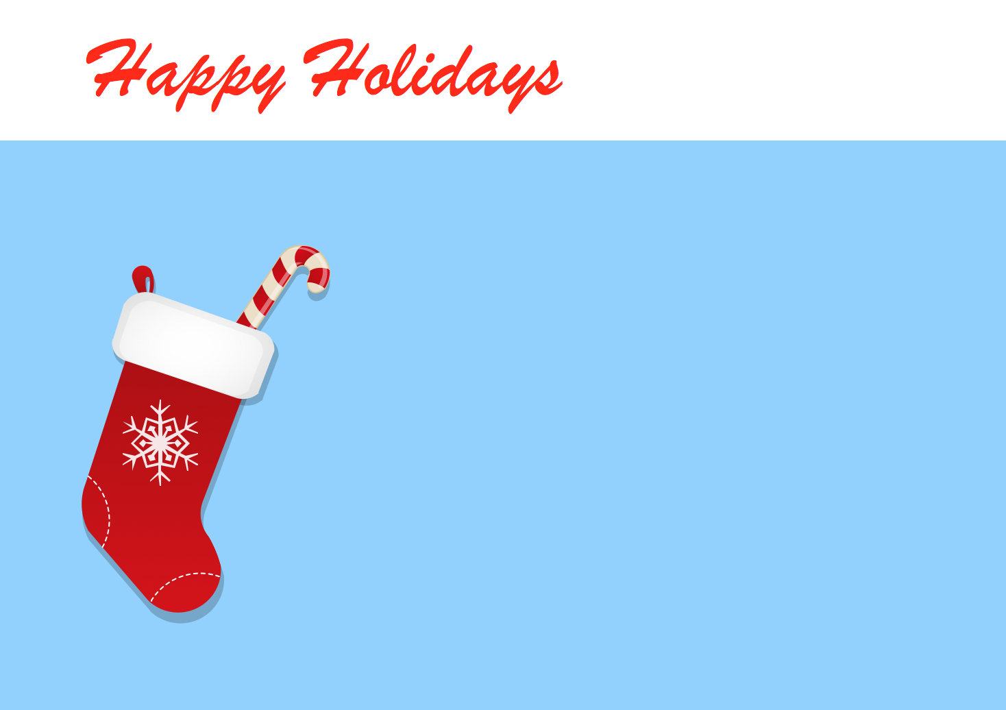 11 Happy Holiday Card Templates Images – Happy Holiday For Happy Holidays Card Template