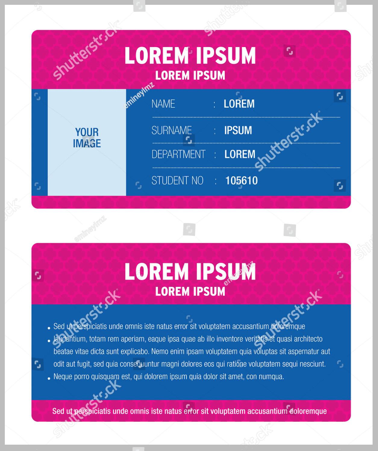 11+ Iconic Student Card Templates – Ai, Psd, Word | Free Inside Isic Card Template