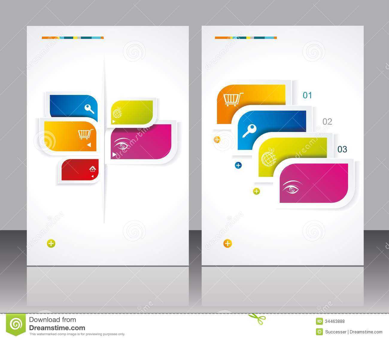12 Free Vector Brochure Templates Images – Business Brochure Regarding Creative Brochure Templates Free Download