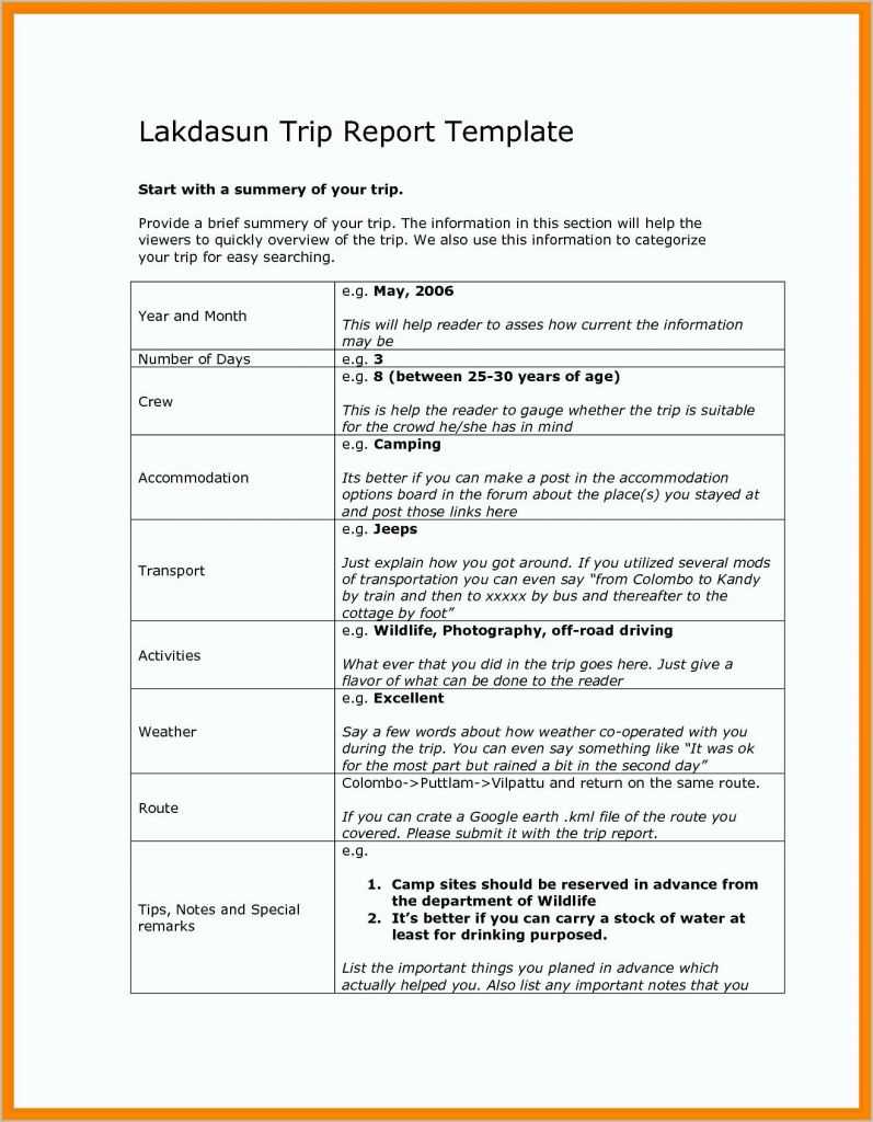 13 + Business Trip Report Examples – Pdf, Word, Apple Pages Intended For Business Trip Report Template