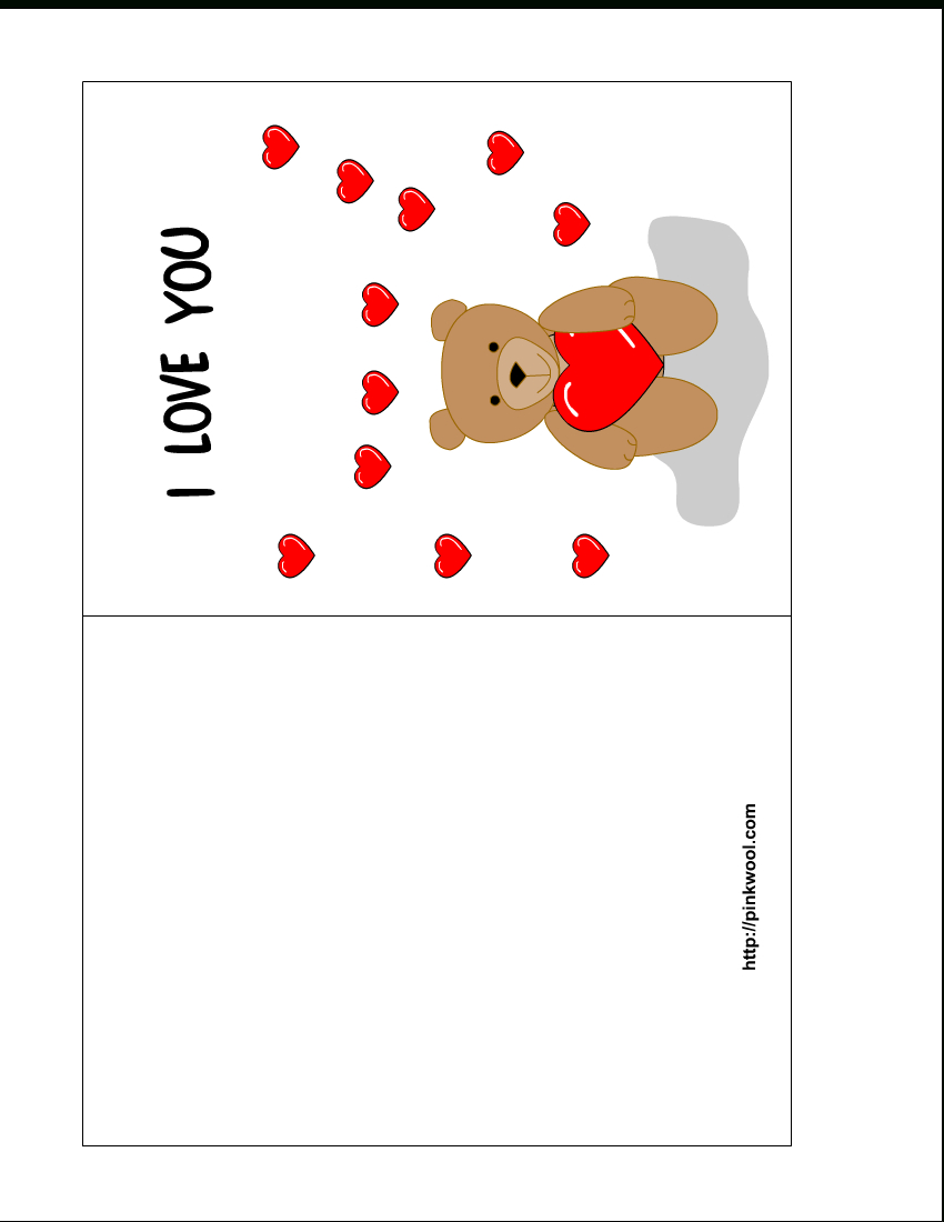 13 Free Card Templates For Printing Images – Valentine's Day With Template For Cards To Print Free