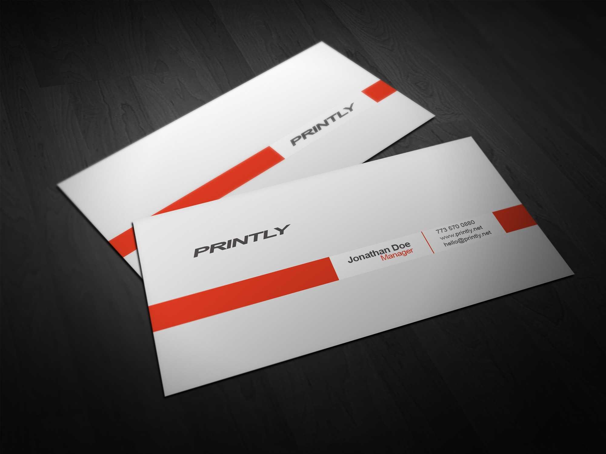 14 Free Business Card Psd Template Images – Free Business For Free Complimentary Card Templates