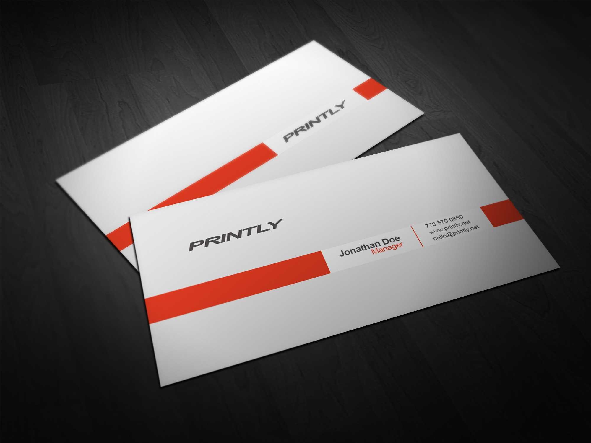 14 Free Business Card Psd Template Images – Free Business For Free Complimentary Card Templates