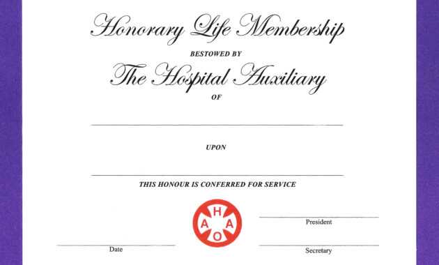 14+ Honorary Life Certificate Templates - Pdf, Docx | Free with regard to Life Membership Certificate Templates