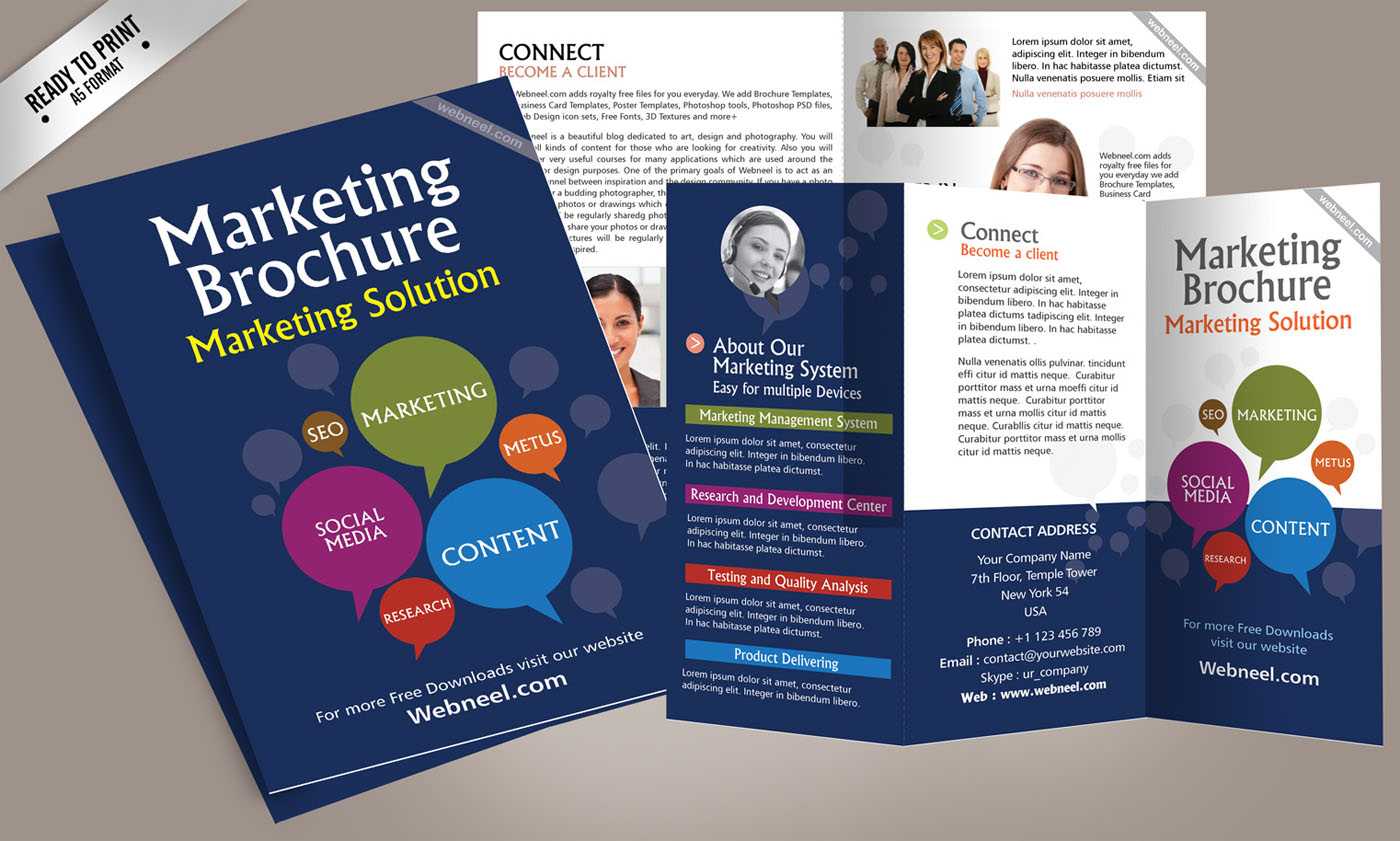 14 Marketing Brochure Design Template – Freedownload With Creative Brochure Templates Free Download