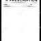 14+ Prescription Templates – Doctor – Pharmacy – Medical Inside Blank Prescription Form Template
