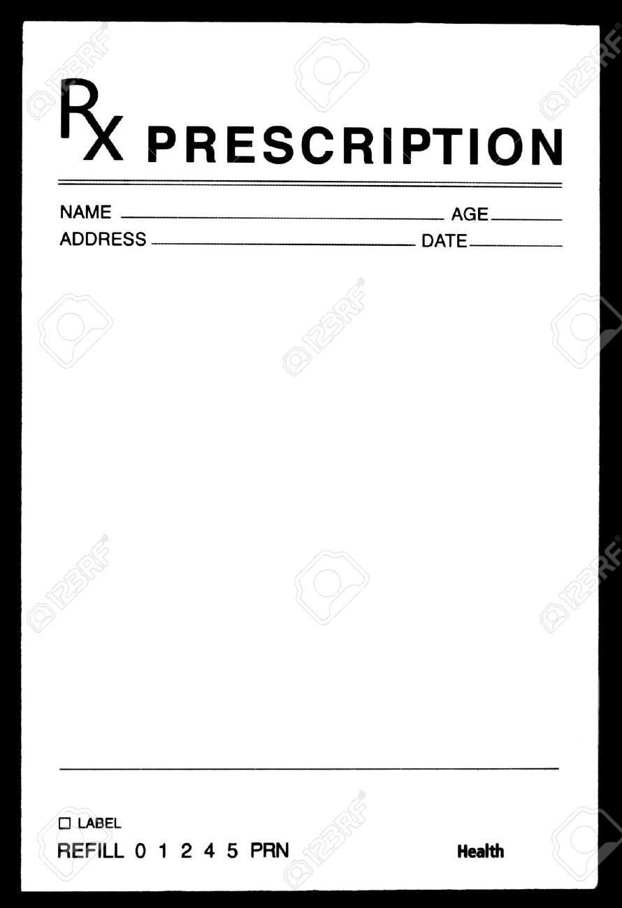 14+ Prescription Templates - Doctor - Pharmacy - Medical Inside Blank Prescription Form Template
