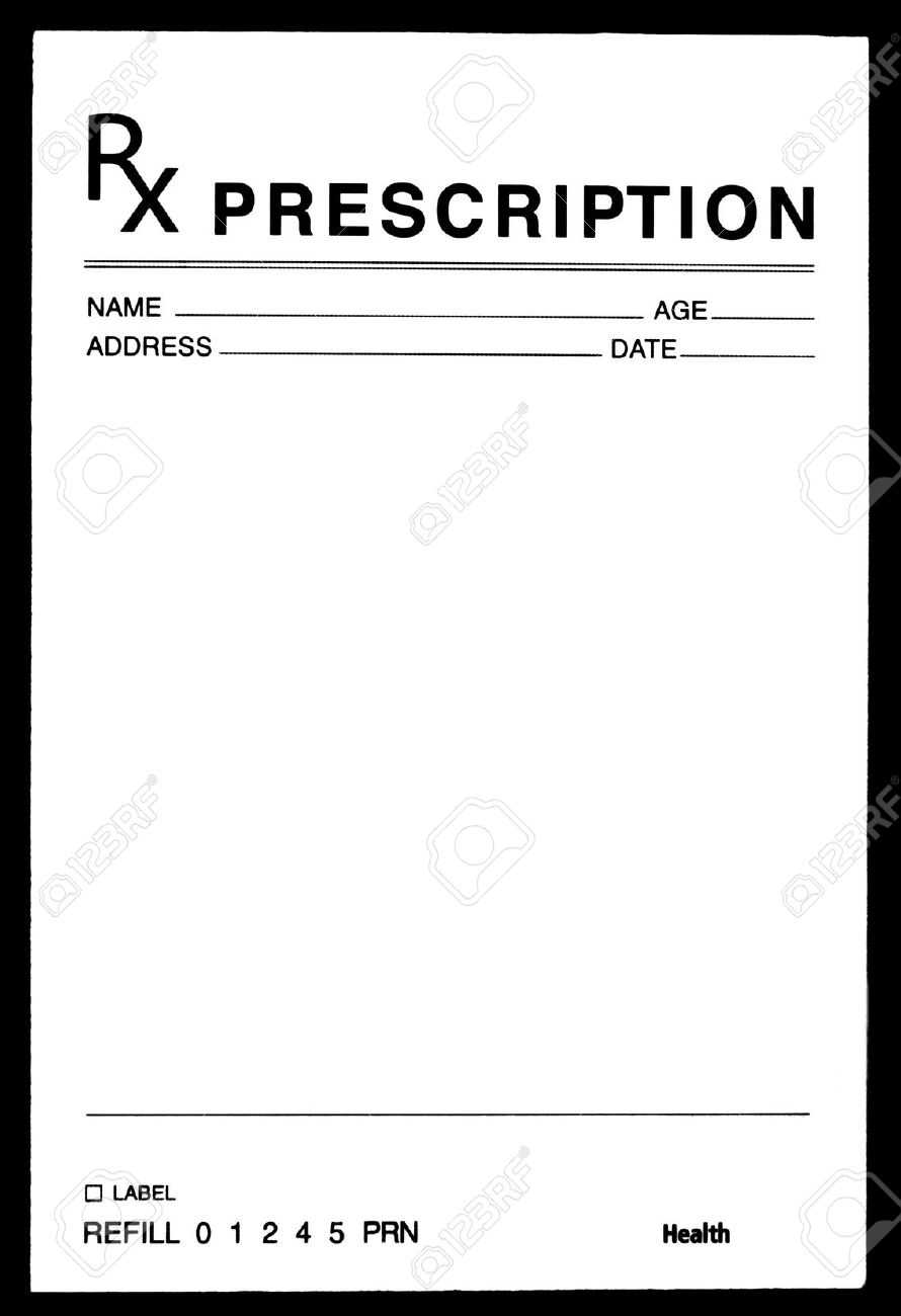 14+ Prescription Templates – Doctor – Pharmacy – Medical Inside Blank Prescription Form Template