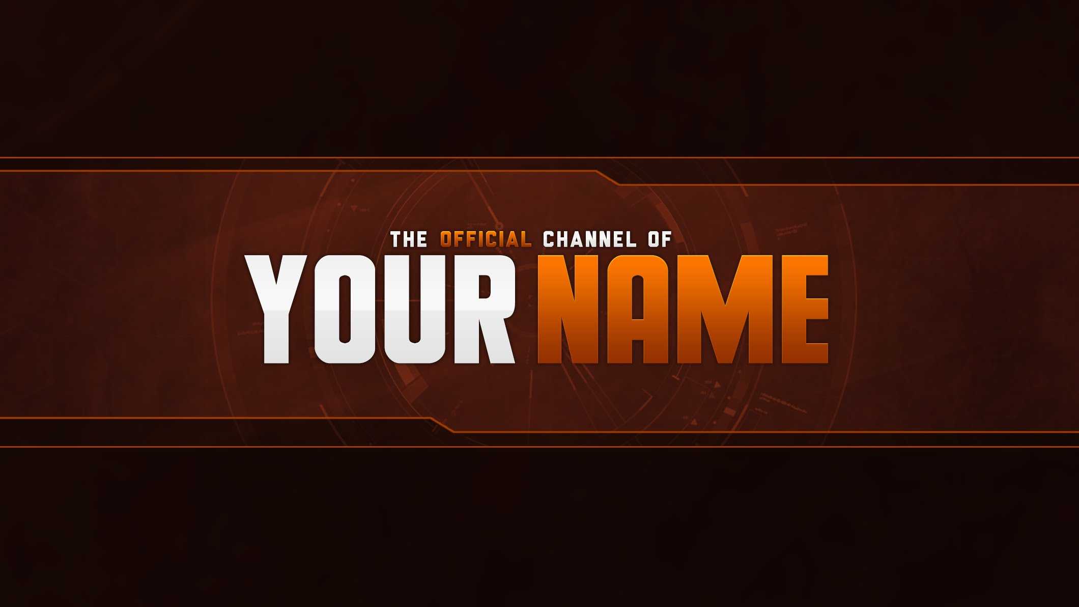 14 Youtube Banner Psd T Images – Free Youtube Banner For Yt Banner Template